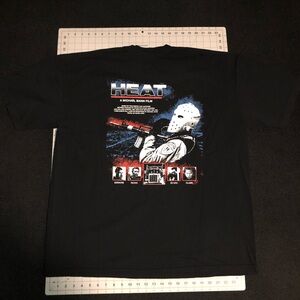 Heat (movie). Size XXL. Black. Heavyweight Cotton Short Sleeve Shirt.